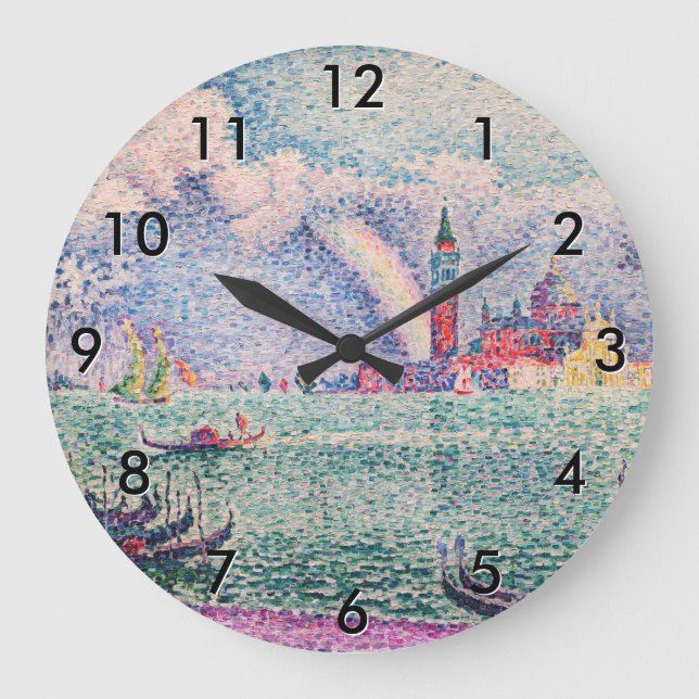 Paul Signac - Rainbow, Venice Large Clock (Front)