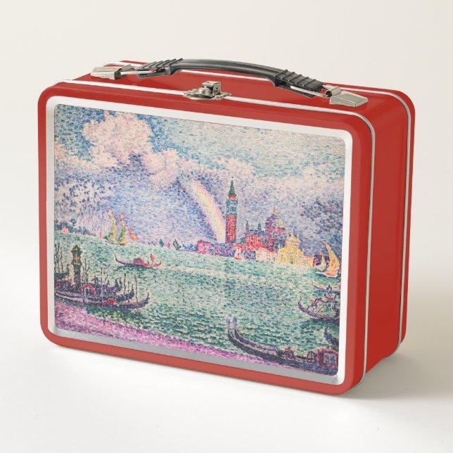 Paul Signac - Rainbow, Venice Metal Lunch Box (Front)
