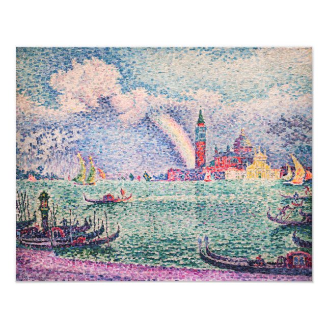 Paul Signac - Rainbow, Venice Photo Print (Front)