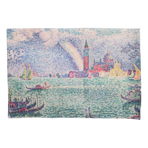 Paul Signac _ Rainbow Venice Pillow Case