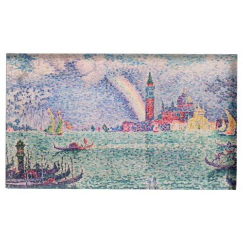 Paul Signac _ Rainbow Venice Place Card Holder