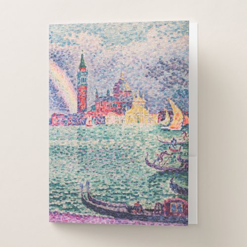 Paul Signac _ Rainbow Venice Pocket Folder