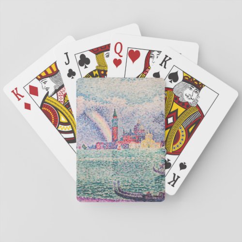 Paul Signac _ Rainbow Venice Poker Cards