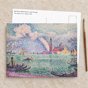 Paul Signac - Rainbow, Venice Postcard