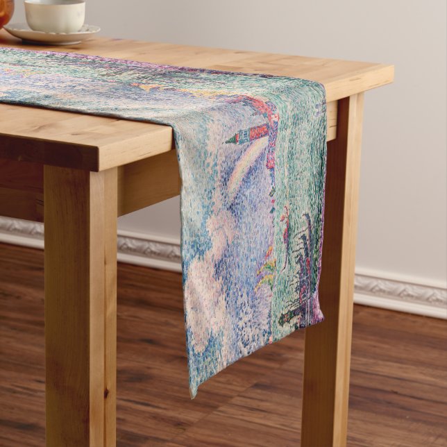 Paul Signac - Rainbow, Venice Short Table Runner (In Situ)