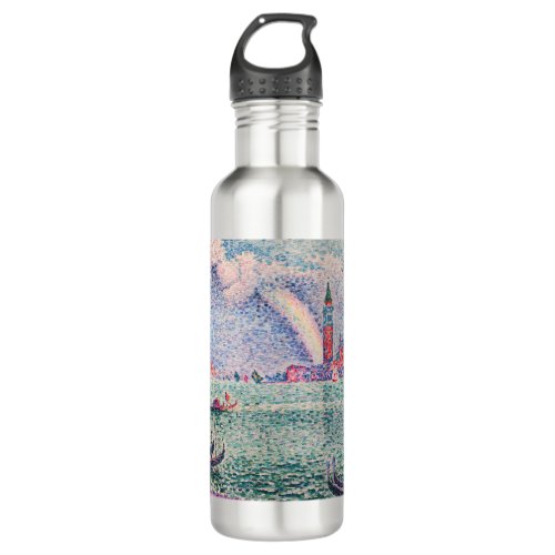 Paul Signac _ Rainbow Venice Stainless Steel Water Bottle