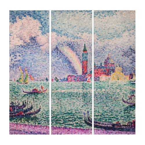 Paul Signac _ Rainbow Venice Triptych