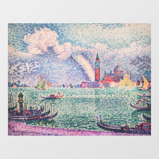 Paul Signac - Rainbow, Venice Window Cling (Sheet)