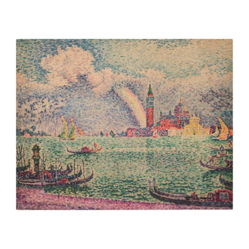 Paul Signac _ Rainbow Venice Wood Wall Art