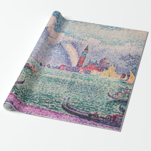 Paul Signac _ Rainbow Venice Wrapping Paper