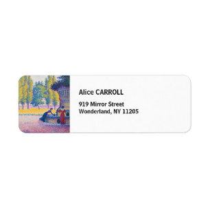 Paul Signac - Saint-Tropez, Fontaine des Lices Label