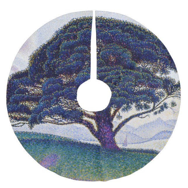 Paul Signac - The Bonaventure Pine Brushed Polyester Tree Skirt (Front)