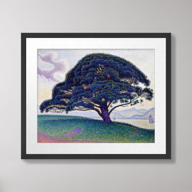 Paul Signac - The Bonaventure Pine Framed Art (Framed Front)