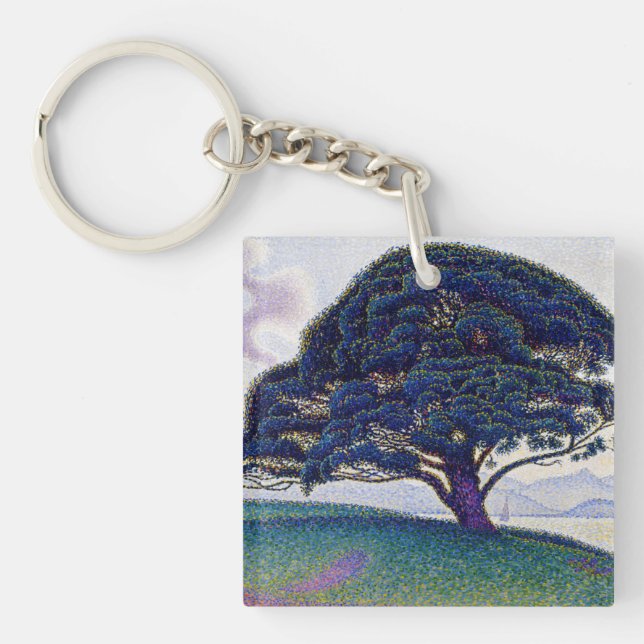 Paul Signac - The Bonaventure Pine Keychain (Front)