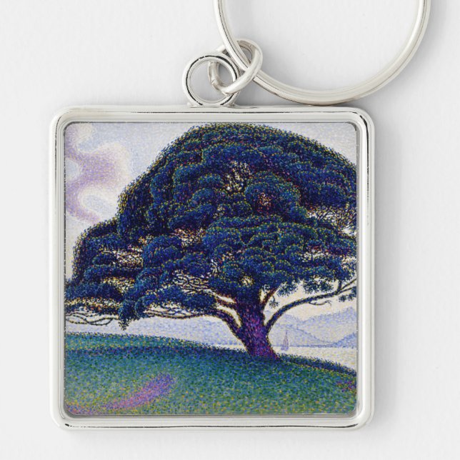 Paul Signac - The Bonaventure Pine Keychain (Front)