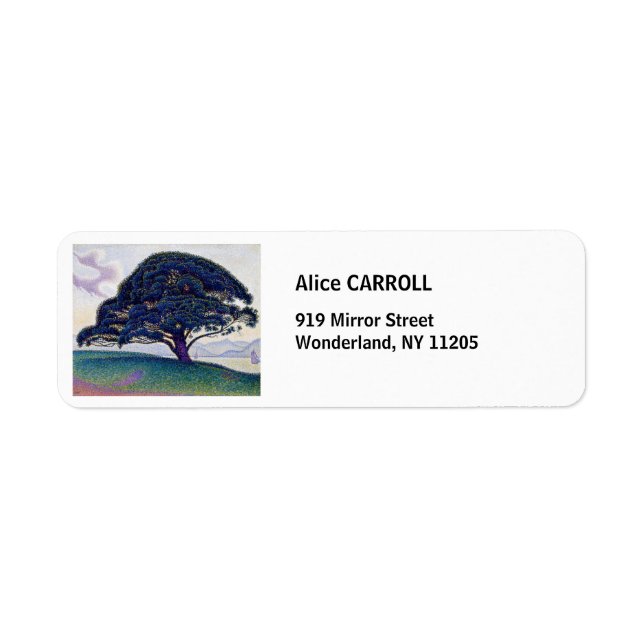 Paul Signac - The Bonaventure Pine Label (Front)