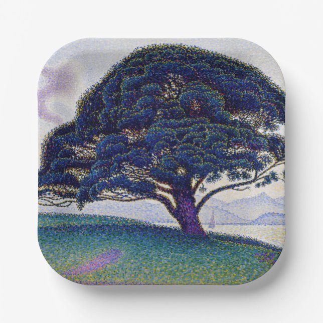 Paul Signac - The Bonaventure Pine Paper Plates (Front)