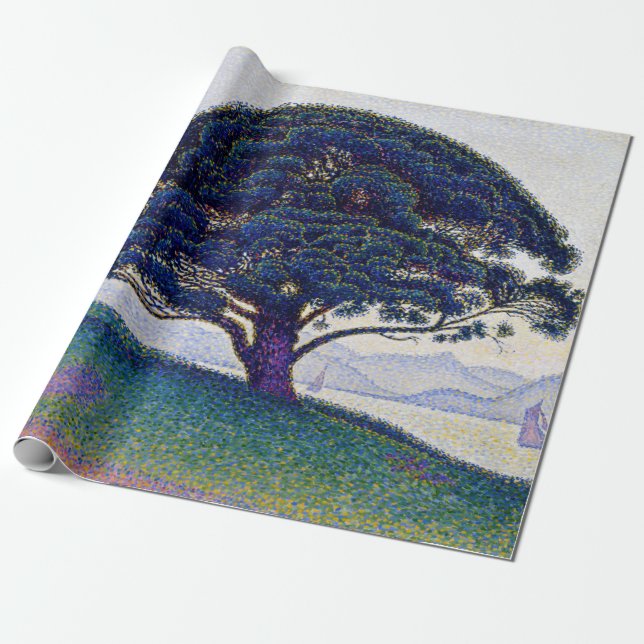 Paul Signac - The Bonaventure Pine Wrapping Paper (Unrolled)