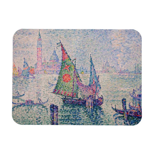 Paul Signac - The Green Sail Magnet (Horizontal)