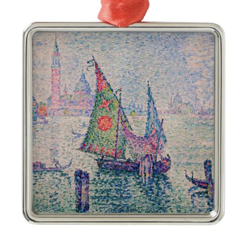 Paul Signac - The Green Sail Metal Ornament