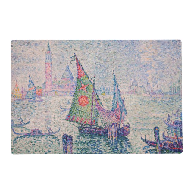 Paul Signac - The Green Sail Placemat (Front)