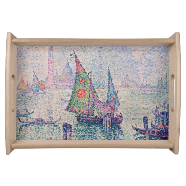 Paul Signac - The Green Sail Serving Tray (Front)