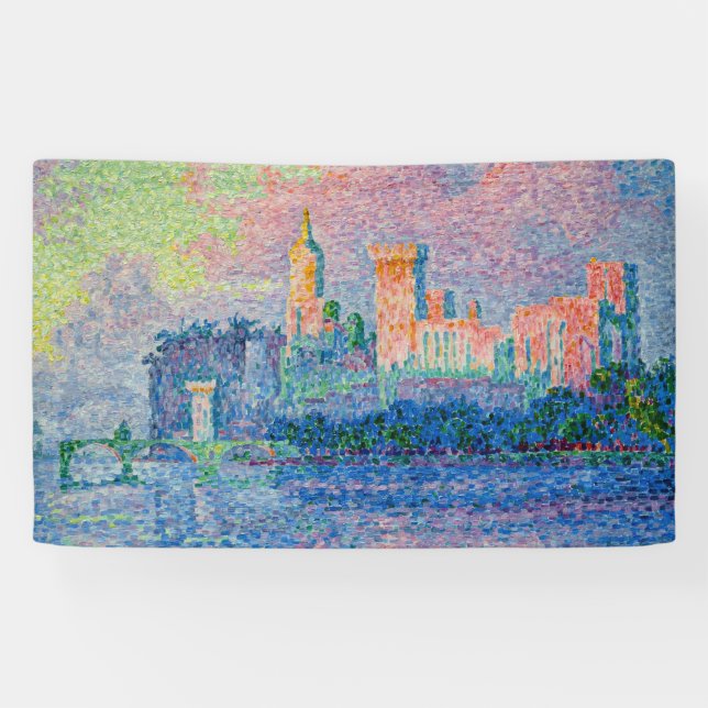 Paul Signac - The Papal Palace, Avignon Banner (Horizontal)