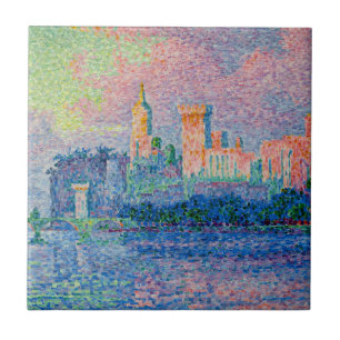 Paul Signac - The Papal Palace, Avignon Ceramic Tile