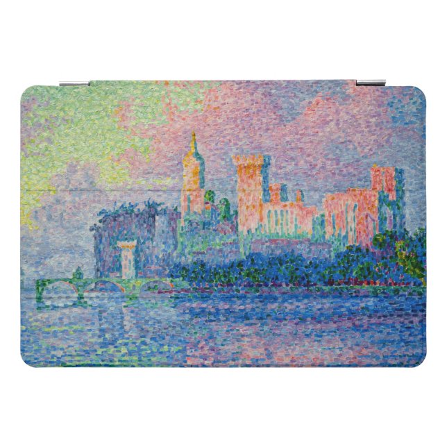 Paul Signac - The Papal Palace, Avignon iPad Pro Cover (Horizontal)