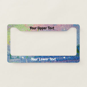 Paul Signac - The Papal Palace, Avignon License Plate Frame