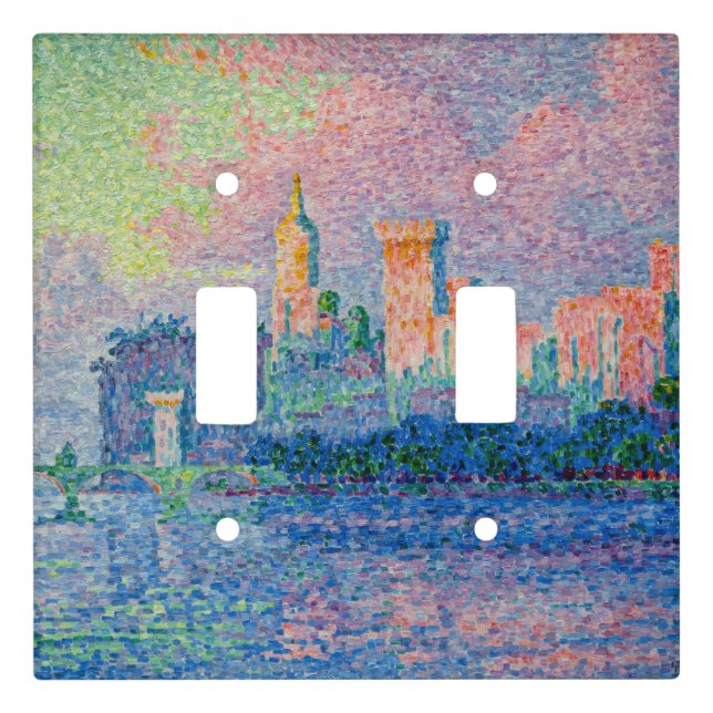 Paul Signac - The Papal Palace, Avignon Light Switch Cover (Front)