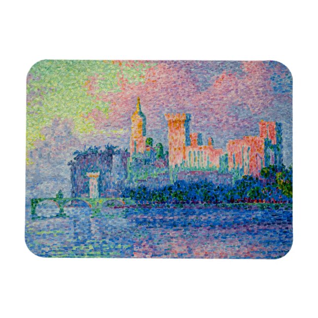 Paul Signac - The Papal Palace, Avignon Magnet (Horizontal)