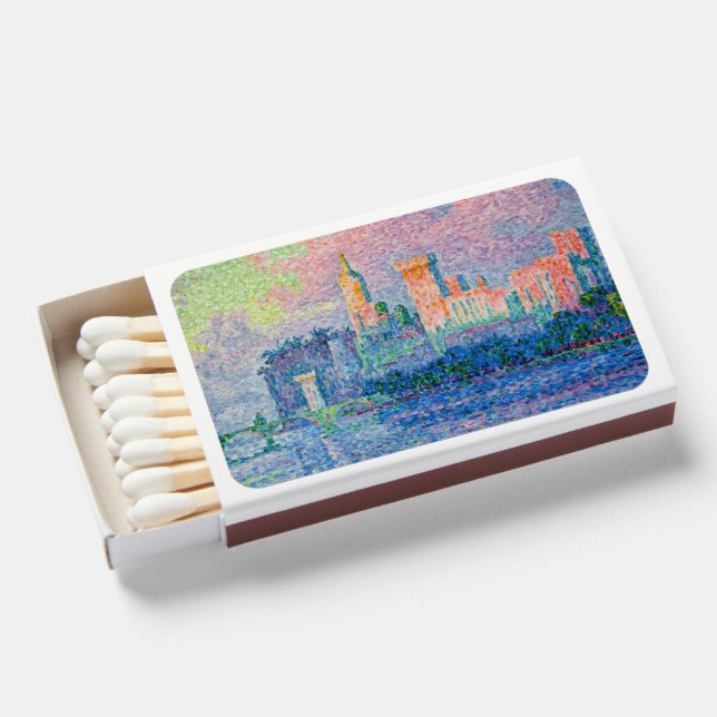 Paul Signac - The Papal Palace, Avignon Matchboxes (Front Open)