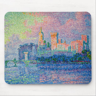 Paul Signac - The Papal Palace, Avignon Mouse Pad
