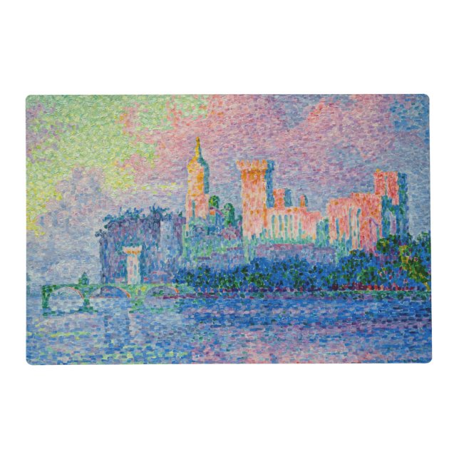 Paul Signac - The Papal Palace, Avignon Placemat (Front)
