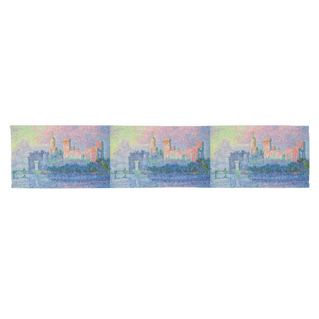 Paul Signac - The Papal Palace, Avignon Short Table Runner (Horizontal)
