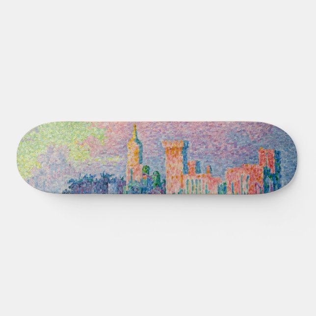 Paul Signac - The Papal Palace, Avignon Skateboard (Horz)