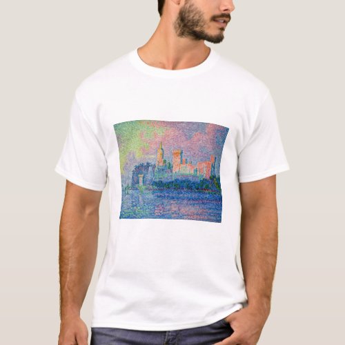 Paul Signac _ The Papal Palace Avignon T_Shirt