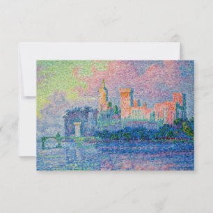 Paul Signac - The Papal Palace, Avignon Thank You Card