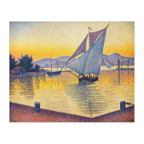 Paul Signac _ The Port at Sunset Opus 236 Acrylic Print