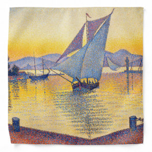 Paul Signac - The Port at Sunset, Opus 236 Bandana