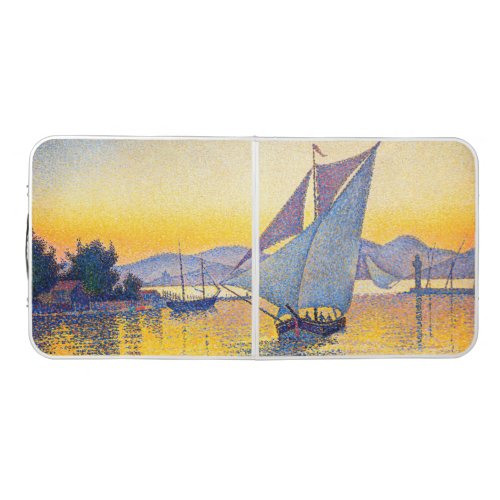 Paul Signac _ The Port at Sunset Opus 236 Beer Pong Table