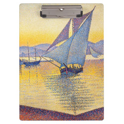 Paul Signac _ The Port at Sunset Opus 236 Clipboard