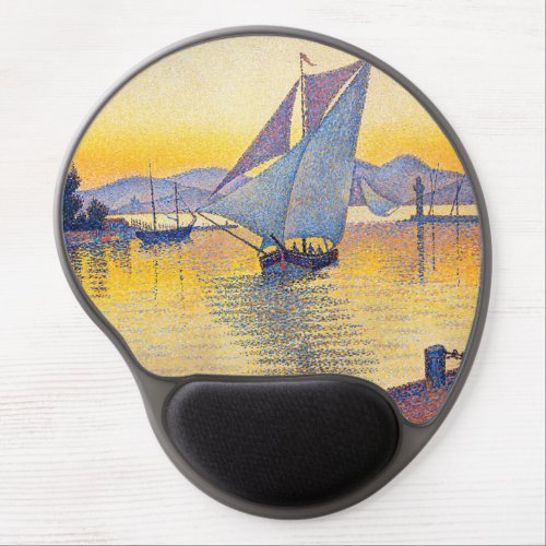 Paul Signac _ The Port at Sunset Opus 236 Gel Mouse Pad