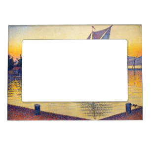 Paul Signac - The Port at Sunset, Opus 236 Magnetic Frame