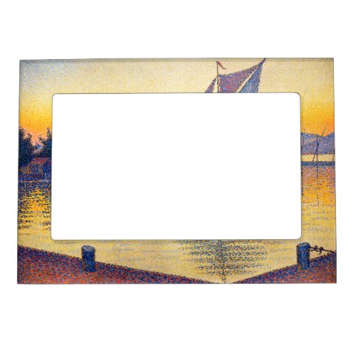 Paul Signac _ The Port at Sunset Opus 236 Magnetic Frame