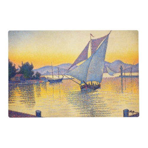 Paul Signac _ The Port at Sunset Opus 236 Placemat