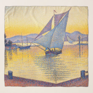 Paul Signac - The Port at Sunset, Opus 236 Scarf