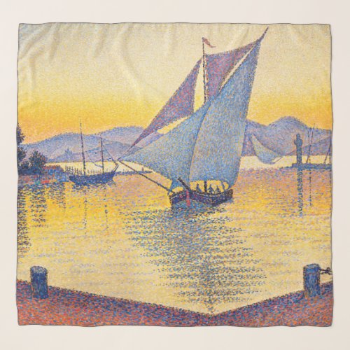 Paul Signac _ The Port at Sunset Opus 236 Scarf