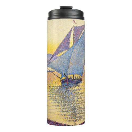 Paul Signac _ The Port at Sunset Opus 236 Thermal Tumbler